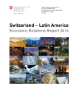 Rapport Suisse - Amérique latine, Economic Relations Report 2014-1